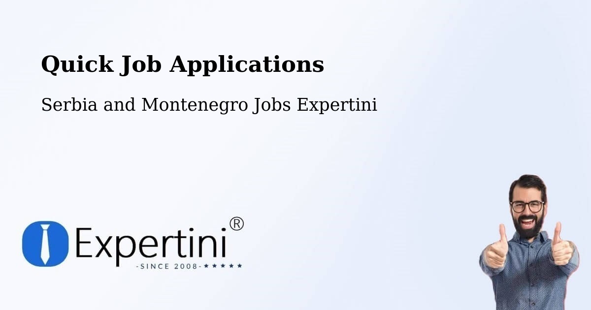 Quick Apply Feature – Cabano - Serbia and Montenegro Jobs Expertini